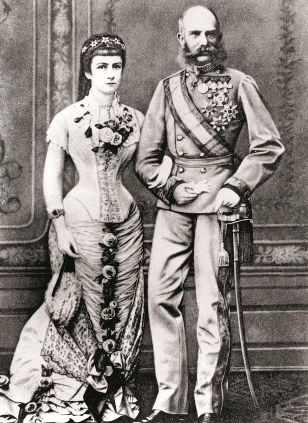František Jozef I. a jeho manželka Alžbeta